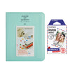 Fujifilm Instax Mini 10X1 airmail Instant Film with Instax Time Photo Album 64 Sheets (cobalt blue)
