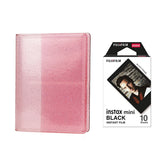 Fujifilm Instax Mini 10X1 black border Instant Film with 64-Sheets Album For Mini Film 3 inch