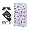 Fujifilm Instax Mini 10X1 black border Instant Film with 96-sheet Album for mini film  (Flamingo catus)