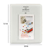 Fujifilm Instax Mini 10X1 black border Instant Film with Instax Time Photo Album 64 Sheets (ice white)