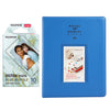 Fujifilm Instax Mini 10X1 blue marble Instant Film With 128-sheet Album for mini film (cobalt blue)