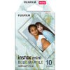 Fujifilm Instax Mini 10X1 blue marble Instant Film with 96-sheet Album for mini film  (Cobalt blue)