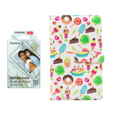Fujifilm Instax Mini 10X1 blue marble Instant Film with 96-sheet Album for mini film Dessert