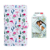 Fujifilm Instax Mini 10X1 blue marble Instant Film with 96-sheet Album for mini film  (Flamingo catus)