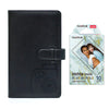 Fujifilm Instax Mini 10X1 blue marble Instant Film with 96-sheet Album for mini film (Charcoal gray)
