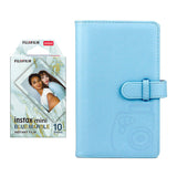 Fujifilm Instax Mini 10X1 blue marble Instant Film with 96-sheet Album for mini film