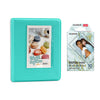 Fujifilm Instax Mini 10X1 blue marble Instant Film with Instax Time Photo Album 64 Sheets (Mint Green)