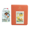 Fujifilm Instax Mini 10X1 blue marble Instant Film with Instax Time Photo Album 64 Sheets (Orange)