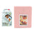 Fujifilm Instax Mini 10X1 blue marble Instant Film with Instax Time Photo Album 64 Sheets Peach pink