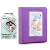 Fujifilm Instax Mini 10X1 blue marble Instant Film with Instax Time Photo Album 64 Sheets (Violet Purple)