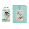 Fujifilm Instax Mini 10X1 blue marble Instant Film with Instax Time Photo Album 64 Sheets (ice blue)