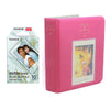 Fujifilm Instax Mini 10X1 blue marble Instant Film with Instax Time Photo Album 64 Sheets (rose red)