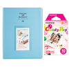 Fujifilm Instax Mini 10X1 candy pop Instant Film With 128-sheet Album for mini film (blue)