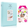 Fujifilm Instax Mini 10X1 candy pop Instant Film With 128-sheet Album for mini film (ice blue)