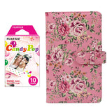 Fujifilm Instax Mini 10X1 candy pop Instant Film with 96-sheet Album for mini film