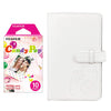 Fujifilm Instax Mini 10X1 candy pop Instant Film with 96-sheet Album for mini film (lce white)