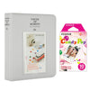 Fujifilm Instax Mini 10X1 candy pop Instant Film with Instax Time Photo Album 64 Sheets (SMOKEY WHITE)