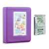 Fujifilm Instax Mini 10X1 candy pop Instant Film with Instax Time Photo Album 64 Sheets (Violet Purple)