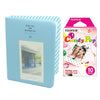 Fujifilm Instax Mini 10X1 candy pop Instant Film with Instax Time Photo Album 64 Sheets (Water Blue)