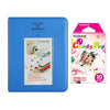 Fujifilm Instax Mini 10X1 candy pop Instant Film with Instax Time Photo Album 64 Sheets (cobalt blue)