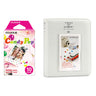 Fujifilm Instax Mini 10X1 candy pop Instant Film with Instax Time Photo Album 64 Sheets Ice white