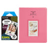 Fujifilm Instax Mini 10X1 comic Instant Film With 128-sheet Album for mini film (FLAMINGO PINK)