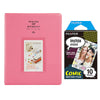 Fujifilm Instax Mini 10X1 comic Instant Film With 128-sheet Album for mini film (FLAMINGO PINK)