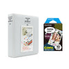 Fujifilm Instax Mini 10X1 comic Instant Film with Instax Time Photo Album 64 Sheets (Pearly white)