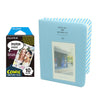 Fujifilm Instax Mini 10X1 comic Instant Film with Instax Time Photo Album 64 Sheets (Water Blue)