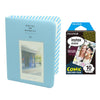 Fujifilm Instax Mini 10X1 comic Instant Film with Instax Time Photo Album 64 Sheets (Water Blue)