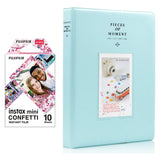 Fujifilm Instax Mini 10X1 confetti Instant Film With 128-sheet Album for mini film