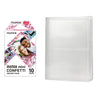 Fujifilm Instax Mini 10X1 confetti Instant Film with 64-Sheets Album For Mini Film 3 inch (lce white)