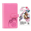 Fujifilm Instax Mini 10X1 confetti Instant Film with 96-sheet Album for mini film (Flamingo pink)