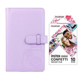 Fujifilm Instax Mini 10X1 confetti Instant Film with 96-sheet Album for mini film
