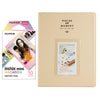 Fujifilm Instax Mini 10X1 macaron Instant Film With 128-sheet Album for mini film (beige)