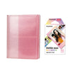 Fujifilm Instax Mini 10X1 macaron Instant Film with 64-Sheets Album For Mini Film 3 inch (blush pink)
