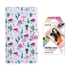 Fujifilm Instax Mini 10X1 macaron Instant Film with 96-sheet Album for mini film  (Flamingo catus)