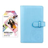 Fujifilm Instax Mini 10X1 macaron Instant Film with 96-sheet Album for mini film (Sky blue)