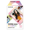 Fujifilm Instax Mini 10X1 macaron Instant Film with 96-sheet Album for mini film (lce white)