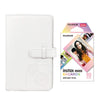 Fujifilm Instax Mini 10X1 macaron Instant Film with 96-sheet Album for mini film (lce white)