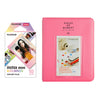 Fujifilm Instax Mini 10X1 macaron Instant Film with Instax Time Photo Album 64 Sheets (FLAMINGO PINK)