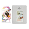 Fujifilm Instax Mini 10X1 macaron Instant Film with Instax Time Photo Album 64 Sheets (SMOKEY WHITE)
