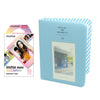 Fujifilm Instax Mini 10X1 macaron Instant Film with Instax Time Photo Album 64 Sheets (Water Blue)