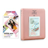 Fujifilm Instax Mini 10X1 macaron Instant Film with Instax Time Photo Album 64 Sheets Blush pink