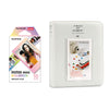 Fujifilm Instax Mini 10X1 macaron Instant Film with Instax Time Photo Album 64 Sheets (ice white)