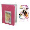 Fujifilm Instax Mini 10X1 macaron Instant Film with Instax Time Photo Album 64 Sheets (rose red)