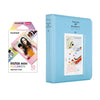 Fujifilm Instax Mini 10X1 macaron Instant Film with Instax Time Photo Album 64 Sheets (sky blue)