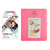 Fujifilm Instax Mini 10X1 mermaid tail Instant Film with Instax Time Photo Album 64 Sheets (FLAMINGO PINK)