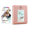 Fujifilm Instax Mini 10X1 mermaid tail Instant Film with Instax Time Photo Album 64 Sheets (blush pink)