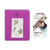 Fujifilm Instax Mini 10X1 mermaid tail Instant Film with Instax Time Photo Album 64 Sheets (grape purple)